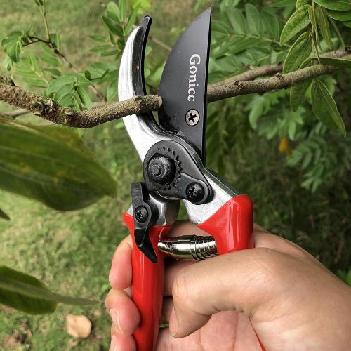 gonicc 8 Professional Sharp Bypass Pruning Shears (GPPS-1002), Tree Trimmers Secateurs,Hand Pruner, Garden Shears,Clippers For The Garden, Bonsai Scissors, Loppers