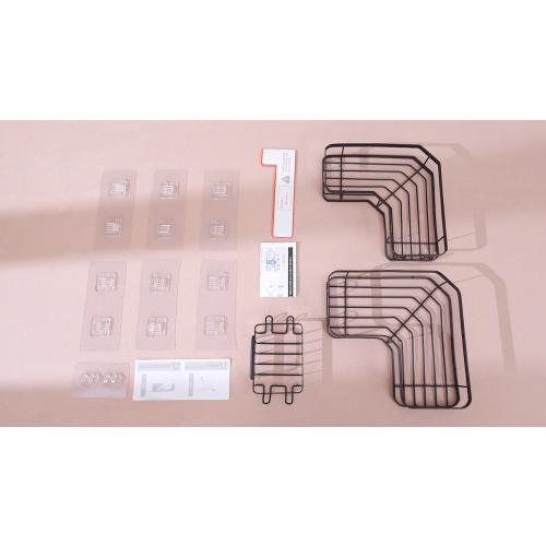 Veken Corner Shower Caddy 3-Pack, Advanced Rustproof Design&Stable Storage