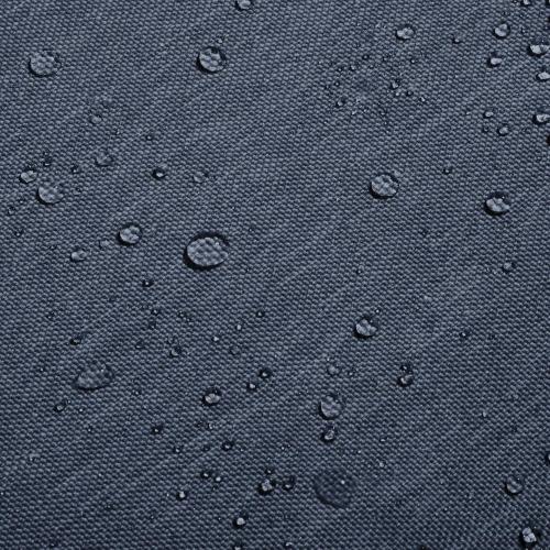 fadeSafe Water-Resistant 22x22x3  Inch Square Patio Dining Seat Cushion Cover, Heather Indigo, Patio Furniture Cushion Covers