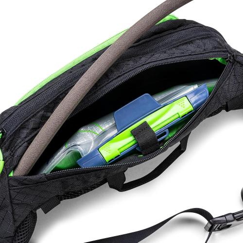 Rimrock Lumbar Hydration Hip Pack with 1.8L Intake ICE Insulated Water Reservoir, Fanny Pack Waist Bag Hiking Walking Running Jogging Camping. Men/Women Large Pack Design