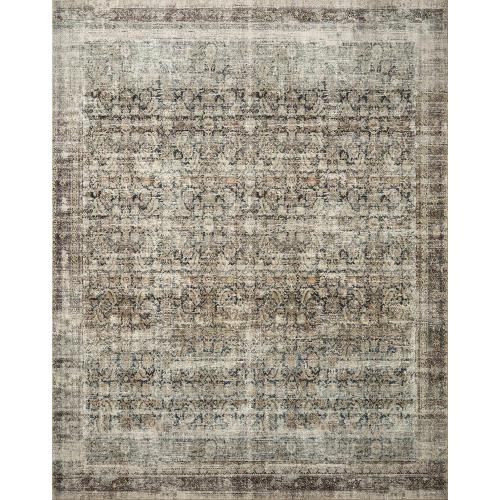 Loloi Amber Lewis Morgan Collection MOG-02 Navy/Sand 2'-0 x 5'-0 Accent Rug, Neutral Area Rug for Room Décor, Vintage Rug Inspired, Soft Area Rug for Living Room, Bedroom, Dining Area
