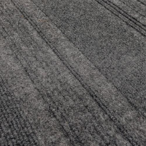 Mohawk Home 24 x 24 Indoor/Outdoor 0.25 Pile Height, Peel and Stick Carpet Tile, Grey Polyester, (15 Tiles) (60 sqft/Box)