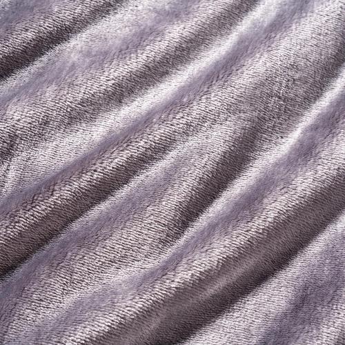 Berkshire Blanket Classic VelvetLoft® Solid Throw Blanket, Lightweight Soft Fuzzy Plush Throw Blanket for Bed and Couch, Grey Heron, 50x60 Inches