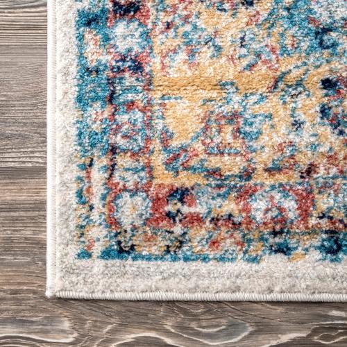 nuLOOM Paisley Vintage Persian Area Rug, 4' x 6', Verona Gold