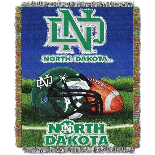 Size 48x 60 North Dakota Officially Licensed NCAA Home Field Advantage Woven Tapestry Throw Blanket, 48 x 60, Multi Color