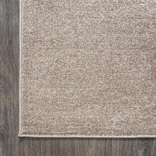 Size Large JONATHAN Y Haze Solid Low-Pile Beige Indoor Area Rug  Coastal,Bohemian,Minimalist,Classic, Easy-Cleaning for Living Room,Bedroom,Kitchen,Pet Friendly,Non-Shedding (SEU100G-4)
