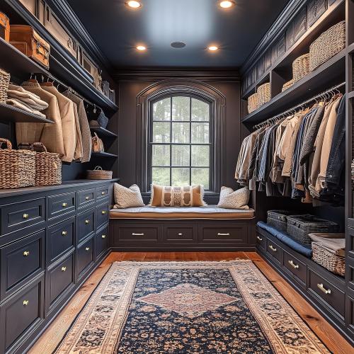 5 Pack Square Brushed Brass Cabinet Pulls, 5 Inch(128mm) Hole Centers Brushed Gold Cabinet Handles Hardware for Kitchen Cupboard Closet Bathroom Dresser Drawer, Solid Zinc Alloy