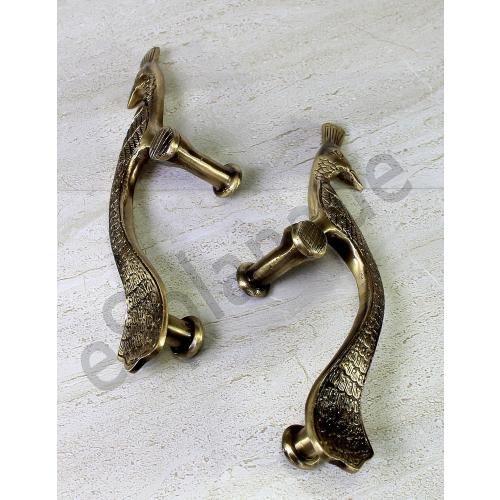 ESPLANADE - Designer Pair of Brass Door Handles (2 pcs) | Handle Sets | Door Pulls | Door Decor -