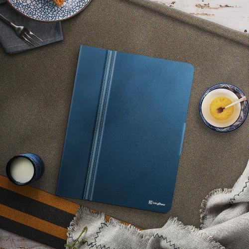 Case for iPad mini 7 (A17 Pro), iPad mini 7th/6th Generation 8.3 | with Pencil Holder, PU Leather Durable Cover, Magnetic Closure, Multi-Angle Viewing/Typing Stand, Auto Sleep/Wake, Blue
