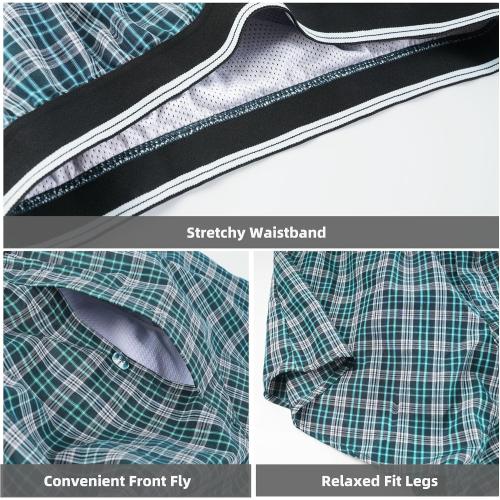 Size medium TIICHOO Washable Bowel Incontinence Underwear for Men Leakproof 100ml Absorbency Boxers Shorts Pack of 3