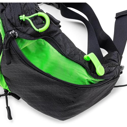 Rimrock Lumbar Hydration Hip Pack with 1.8L Intake ICE Insulated Water Reservoir, Fanny Pack Waist Bag Hiking Walking Running Jogging Camping. Men/Women Large Pack Design