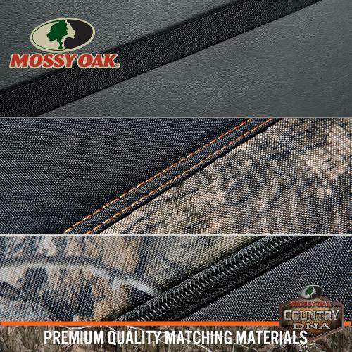 Mossy Oak Low Back Camo Full Size Bench Seat Covers, Universial Fit, Fit Most Rear Seats - Made with Premium Rip-Stop Oxford Fabric - Official Licensed Product