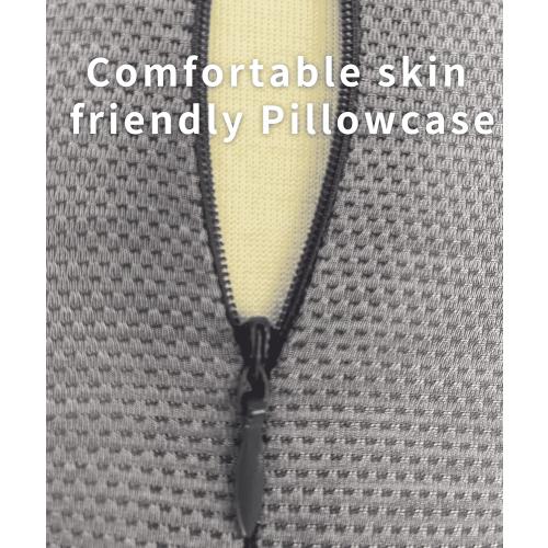 Bespilow Small Neck Roll Pillow,Say Goodbye to Neck Pain, Cervical Memory Foam Pillow for Tension Muscle Relief, Contour Support, Shoulder Pain Relaxer with Breathable Pillowcase, Odorless