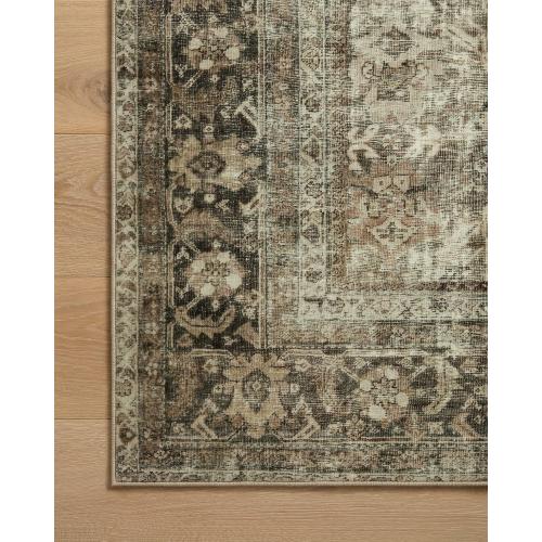 Loloi Magnolia Home by Joanna Gaines Sinclair Collection SIN-01 Pebble/Taupe 2'-3 x 7'-6, .25 Pile Height, Machine Washable, Runner Rug