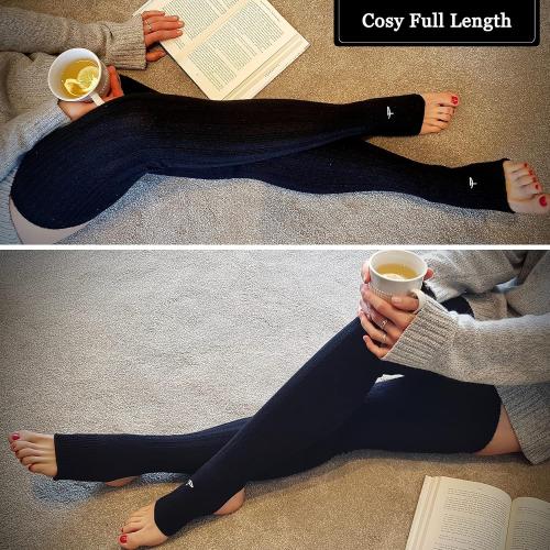High Thigh Leg Warmers for Women - Long, Thick Socks for Women - Ideal for Ballet, High Socks with Superior Comfort