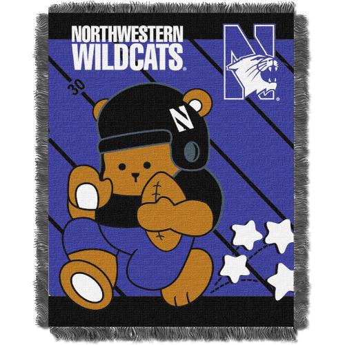 The Northwest Company NCAA Unisex NCAA 36-Inches-By-46-Inches Woven Jacquard Baby Throw Blanket