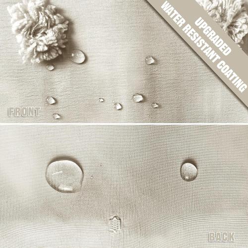 Size 72x72 Color White Boho Farmhouse Beige Shower Curtain, 72 x 72 Tufted Pleat Floral Puffs Textured Modern Farmhouse Minimalist Shower Curtain Set with Hooks for Bathroom