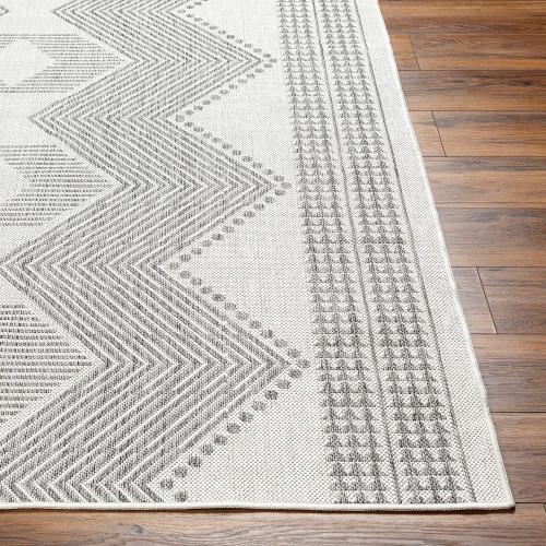 Nuloom Living Room, Bedroom Area Rug - Ivory, Gray - 5' X 8'