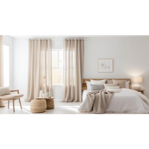 curtains for living room or bedrooms 2 panels gold color