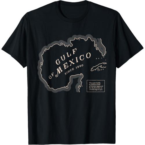 Size,XL....Gulf of Mexico Map T-Shirt