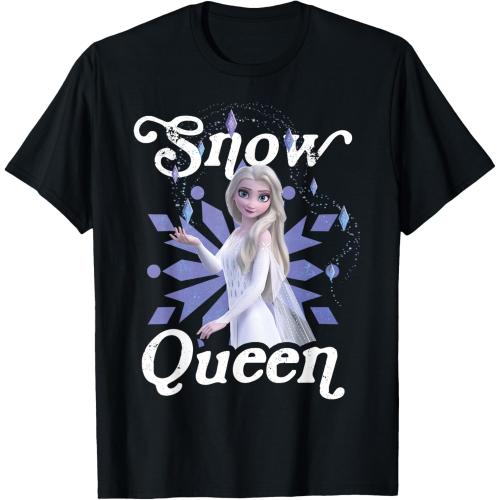 Disney Frozen 2 Elsa Snow Queen Portrait T-Shirt