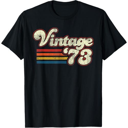 Vintage 1973 Birthday T-Shirt MEDIUM