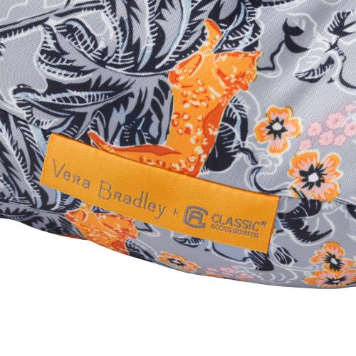 Classic Accessories 19-in x 19-in Rain Forest Toile Gray/Gold Patio Chair Cushion