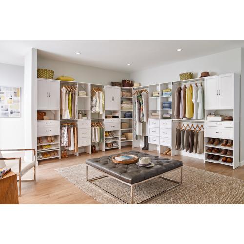 ClosetMaid BrightWood 25-in x 2.11-in x 13.8-in Shoe Storage (little Damaged; see the pictures)