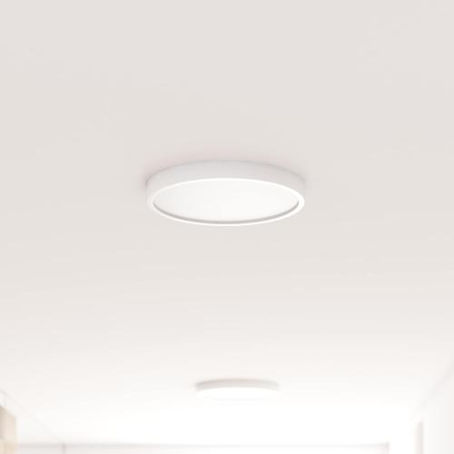 Project Source 1-Light 10-in Matte White LED Flush Mount Light (2-Pack)