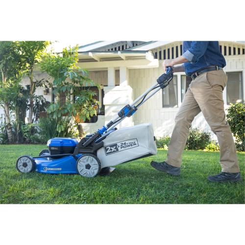 Kobalt 2x24 48-volt 20-in Cordless Self-propelled Lawn Mower 5 Ah (2-Batteries and Charger Included)
