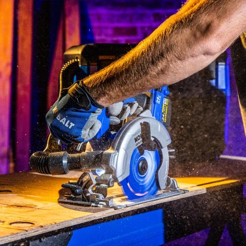Kobalt Next-Gen 24-volt 6-1/2-in Brushless Cordless Circular Saw (Bare Tool)