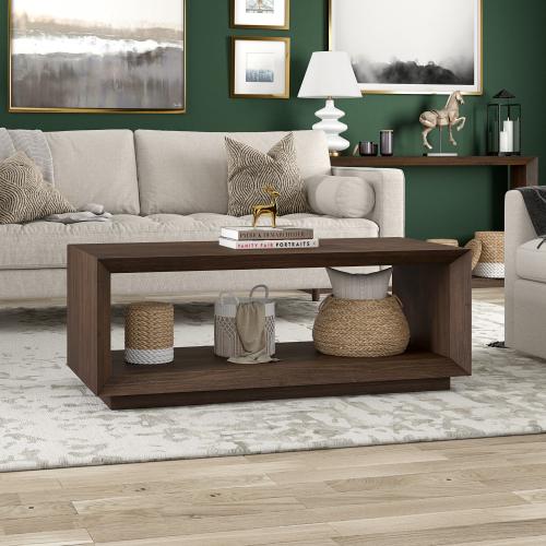 Hailey Home Tannen Alder Brown Mdf Modern Coffee Table