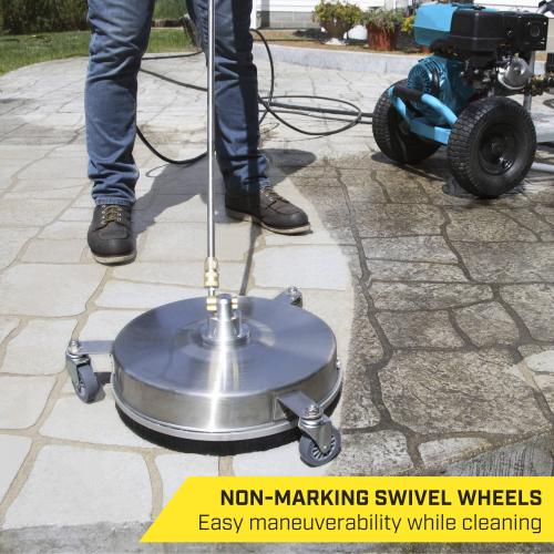 SurfaceMaxx 14.5-in up to 4500 PSI Rotating Surface Cleaner for Gas Pressure Washers