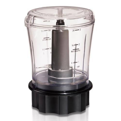 Hamilton Beach 46-oz 3-Speed Blender and Food Processor Combo (Black) *Damaged box*