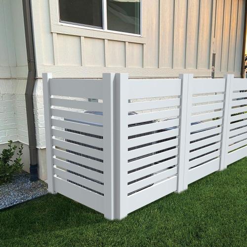 Freedom 36-in W x 48-in H White Vinyl Outdoor Privacy Screen