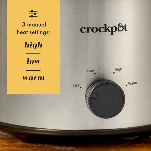 Crock-Pot 2-Quart Small Slow Cooker ( Stainless steel )