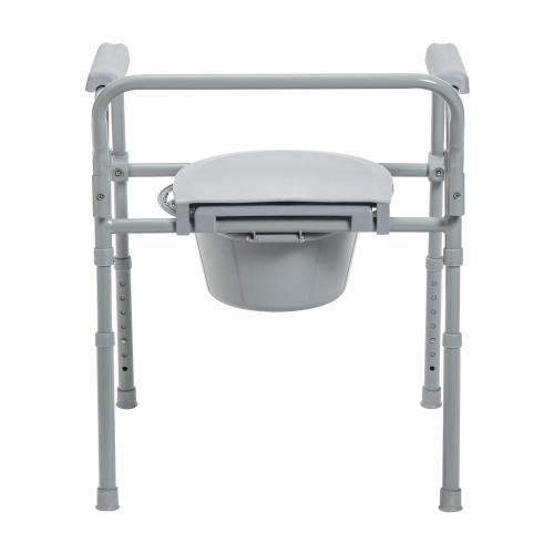 Drive Medical 22.5-Inches 7.5-Quarts Adjustable Bedside Commode