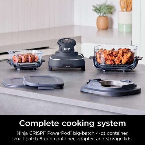 Ninja The Ninja Crispi Portable Cooking System packs the power of a full-sized air fryer into a portable design.