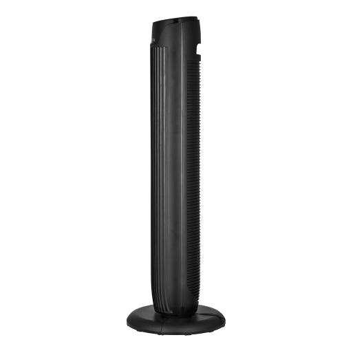 Utilitech 36-in 120 -Volt 3 -Speed Indoor BLACK/MATTE Oscillating Tower Fan with Remote