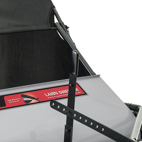 Ohio Steel 50-Inch Tow Lawn Sweeper with 26 Cu. Ft Hopper Capacity - Save Time and Effort with Fast and Efficient Sweeping