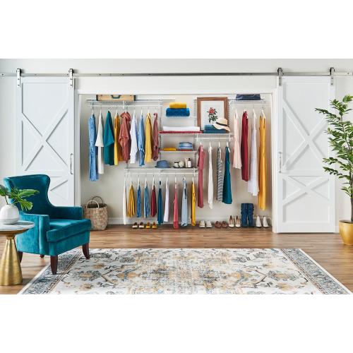 ClosetMaid ShelfTrack 7-ft to 10-ft x 12-in White Wire Closet Kit - no test