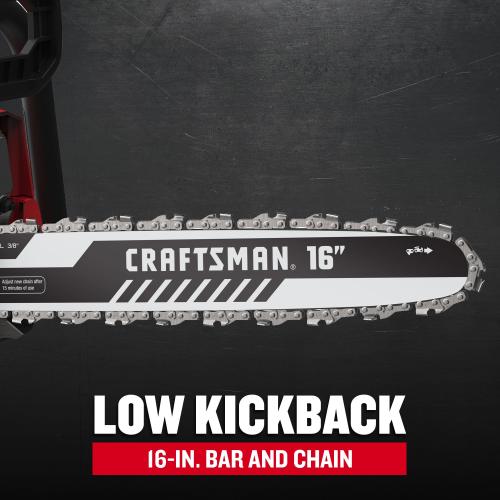 CRAFTSMAN S1600 42-cc 2-cycle 16-in Gas Chainsaw (no test)