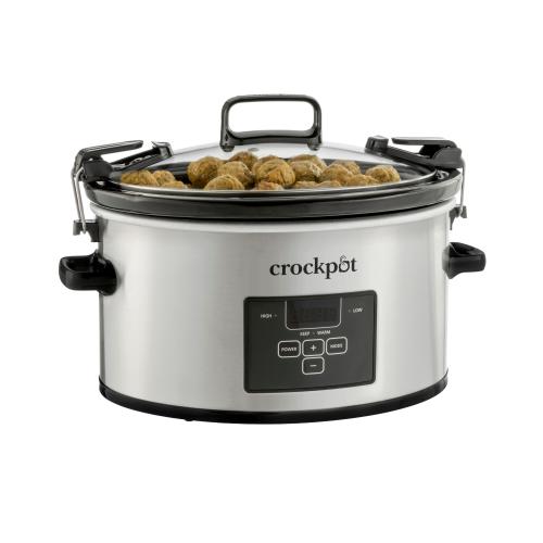 Crock-Pot 4-Quart Programmable Medium Slow Cooker (Stainless Steel)