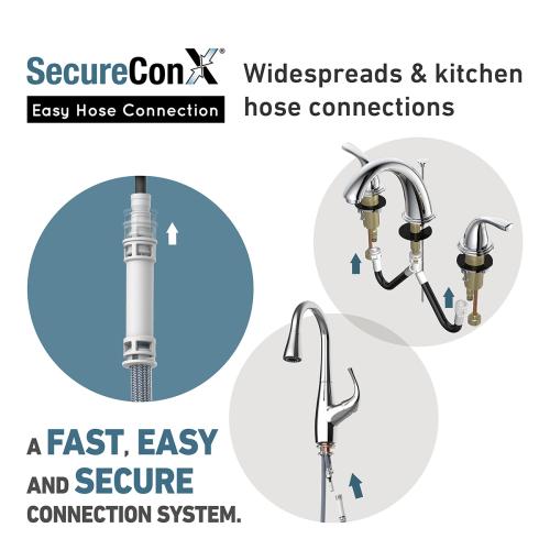 allen   roth Dunmore Matte Black Widespread 2-Handle WaterSense Bathroom Sink Faucet with Drain