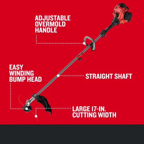 CRAFTSMAN WS2200 25-cc 2-cycle 17-in Straight Shaft Attachment Capable Gas String Trimmer - missing parts