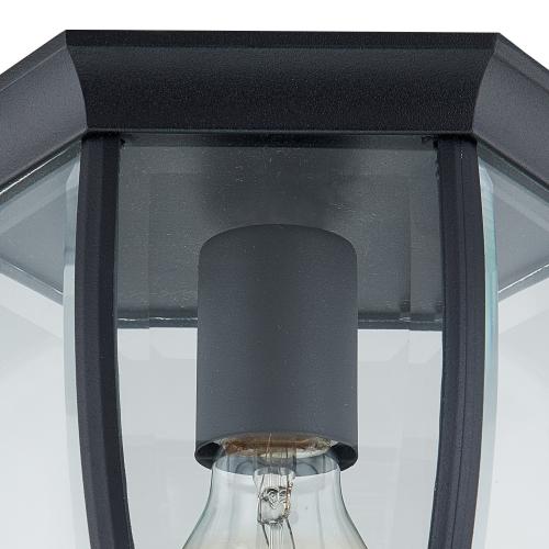 Project Source Akerman 1-Light 6.65-in Matte Black Indoor/Outdoor Flush Mount Light