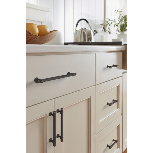 Amerock Winsome 3-3/4-in (96mm) Center to Center Oil Rubbed Bronze Cylindrical Bar Drawer Pull