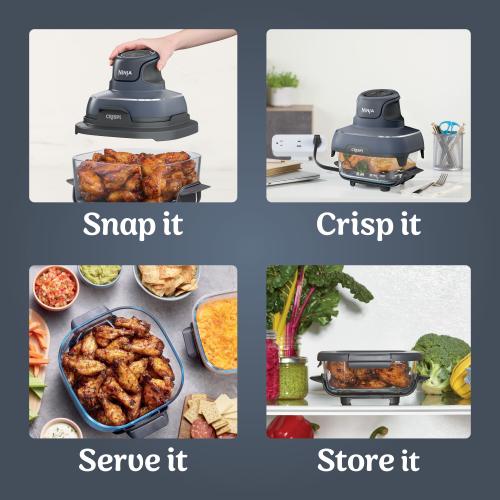 Ninja The Ninja Crispi Portable Cooking System packs the power of a full-sized air fryer into a portable design.