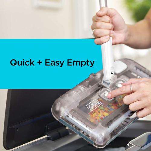 BLACK DECKER Rechargeable battery Carpet and hard surface Cordless Indoor Floor Sweeper