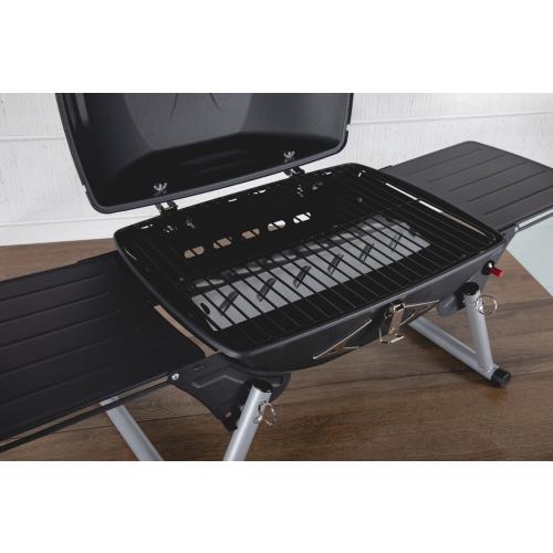 Picnic Time 235-Sq in Black with Gray Accents Portable Liquid Propane Grill